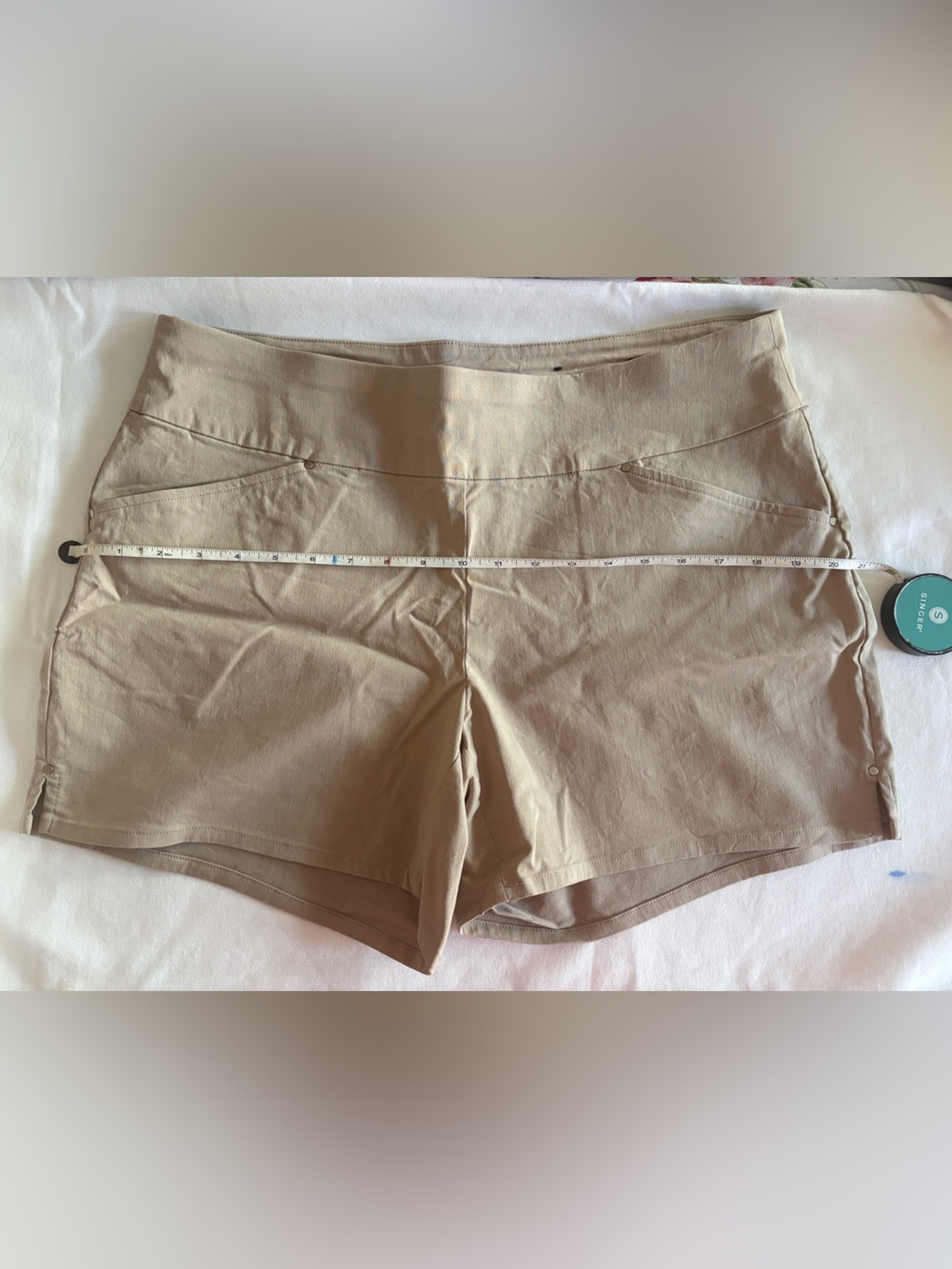 INC International Concepts Tan High-Waist Skirt